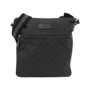 Gucci Shoulder Bag Nylon Black